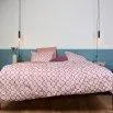 Firenze comforter cover 160x210 cm silver/marsala - Journey Living