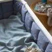 Tour de lit bébé kapok bleu nordique - Sebra