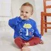 Baby Sweatshirt Happy Mask Blue - Bobo Choses