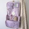 Toiletry bag with clothes hanger Lilac - Fabelab