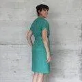 Woman Dress SIMONE Emerald Print