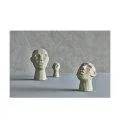 Villa Collection Stand-up Sculpture Head, Olive Green