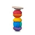 Stapelstein Rainbow basic + Stapelstein Balance Board Confetti