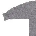 Baby wrap sweater gray melange