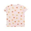 T-Shirt Hearts Stars Pastel Pink