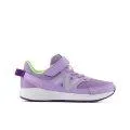 Teen running shoes 570 v3 Bungee lilac glo