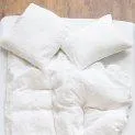 Linus uni, taie d'oreiller 65x100 cm blanc