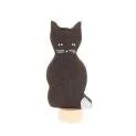Stick figure black cat