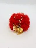 Honey Bunny Mela key ring (red)