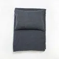 Linus uni, anthracite pillow case 65x100 cm