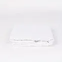 Linus uni, white fitted sheet 160x200+35 cm