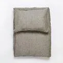 Linus chambray, khaki Pillow case 65x65 cm