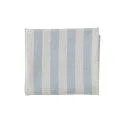 OYOY Nappe Striped 200 x 140 cm, bleu clair/blanc