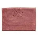 Couverture de poupée tricotée - rose