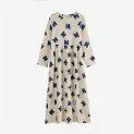 Adult dress Butterfly Print Offwhite