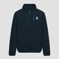 Oda organic fleece jacket True Navy