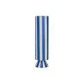 Vase Toppu 31 cm blue/white