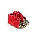 Attaches en cuir rouge Tiger - Des chaussons pratiques et cool pour vos enfants | Stadtlandkind