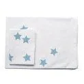 Housse de duvet 160 x 210 étoiles bleu - Du beau linge de lit fabriqué à partir de matériaux durables | Stadtlandkind