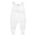 Romper merino wool with feet wool white - The all-rounder dungarees and overalls | Stadtlandkind