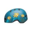 Lil Ripper Helmet matte gray/blue fish