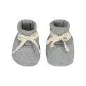 Baby Ribbed Booties Grey Melange - High quality shoes for your baby's adventures | Stadtlandkind