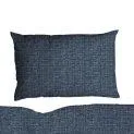 Finn, taie d'oreiller 50x70 cm indigo - Du beau linge de lit fabriqué à partir de matériaux durables | Stadtlandkind