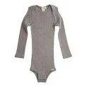 Body Seide Bono Grey Melange - Rompers and bodies for every occasion | Stadtlandkind