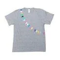Adult T-Shirt Garland Grey - Can be used as a basic or eye-catcher - great shirts and tops | Stadtlandkind