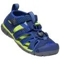 Keen C Seacamp II CNX blue depths/chartreuse - Top sandals for warm weather and trips to the water | Stadtlandkind
