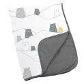 Couverture douce Bear gris, 75x100cm - Sacs de couchage, nids et couvertures de bébé pour une chambre de bébé géniale | Stadtlandkind
