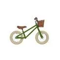 Moonbug Balance 12 pouces pea green - Des vélos de course de style rétro pour les plus petits | Stadtlandkind