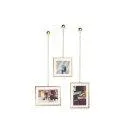 Umbra Picture Frame Fotochain Set of 3, Brass - Beautiful items for a cool wall decoration | Stadtlandkind
