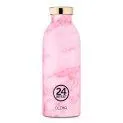 24 Bottles Bouteille thermo Clima 0.5l Pink Marble - Des gourdes réutilisables | Stadtlandkind