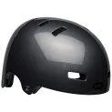 Span Helmet gloss gunmetal nightwalker - Casques, réflecteurs et accessoires pour que nos enfants soient parfaitement protégés | Stadtlandkind