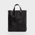 Straps Tote Bag Black - Shopper with super much storage space and still super stylish | Stadtlandkind
