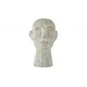 Skulptur Kopf, Weiss