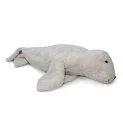 Cuddle and Heating Animal Seal Spelt Large White - Warm cuddly toys, which keep the little ones nice and warm | Stadtlandkind