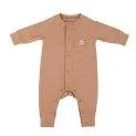 Baby overall & beanie cap with UV protection - coconut brown - Rompers and bodies for every occasion | Stadtlandkind