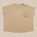 T-shirt ray beige - Shirts made of high quality materials in various designs | Stadtlandkind