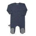 Baby Pyjama Organic Indigo - One-piece suits for a peaceful and undisturbed sleep | Stadtlandkind