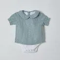 Baby Shirt-Body Muslin Peter Pan Aqua