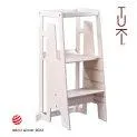 Tuki Learning Tower whitewash - Cute nursery furniture made of sustainable materials | Stadtlandkind
