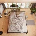 Carl housse de couette kaki 160x210 cm - Du beau linge de lit fabriqué à partir de matériaux durables | Stadtlandkind