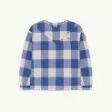 Shirt Blue Vichy Logo Marmot - Chic blouses with frilly ruffles or classically plain | Stadtlandkind