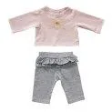 Pantalon et T-shirt de poupée - papillon (30-35 cm) - De jolis vêtements pour vos poupées | Stadtlandkind