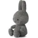 Miffy bunny corduroy dark gray (50cm) - Cuddly animals, the best friends of your children | Stadtlandkind