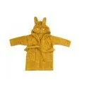 Bathrobe Rabbit mustard yellow (GOTS) - Great beach towels and bathrobes for your baby | Stadtlandkind