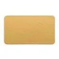 WRIGGLE vegan leather versatile changing mat, placemat (S) 65 x 37cm dandelion yellow, mocca brown