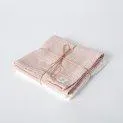 Baby Set of 2pcs-Hand Embroidered Muslin White-Powder Pink